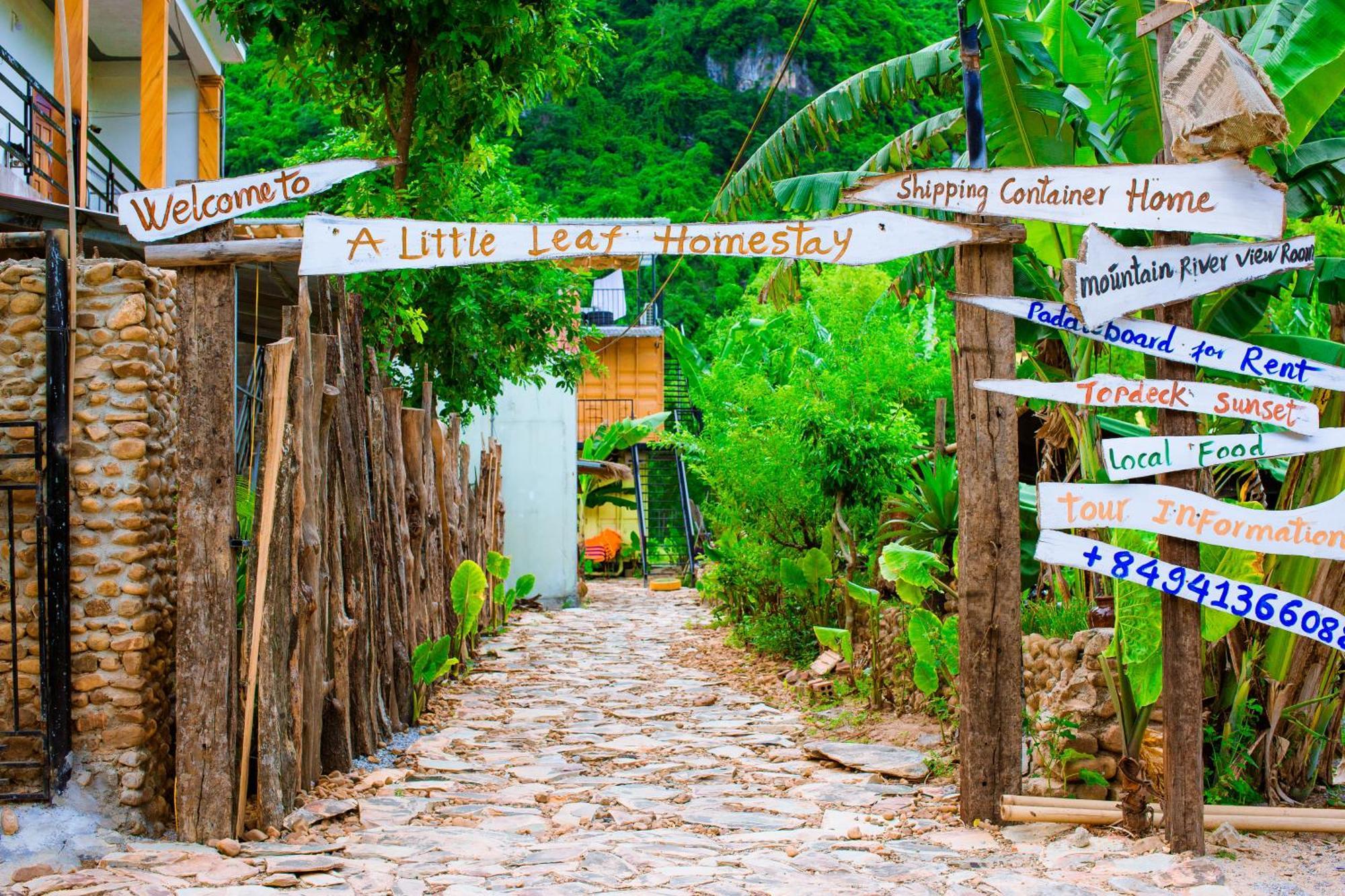 Phong Nha A Little Leaf Homestay Екстериор снимка
